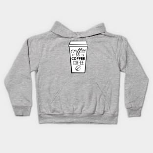 Coffee Addict Kids Hoodie